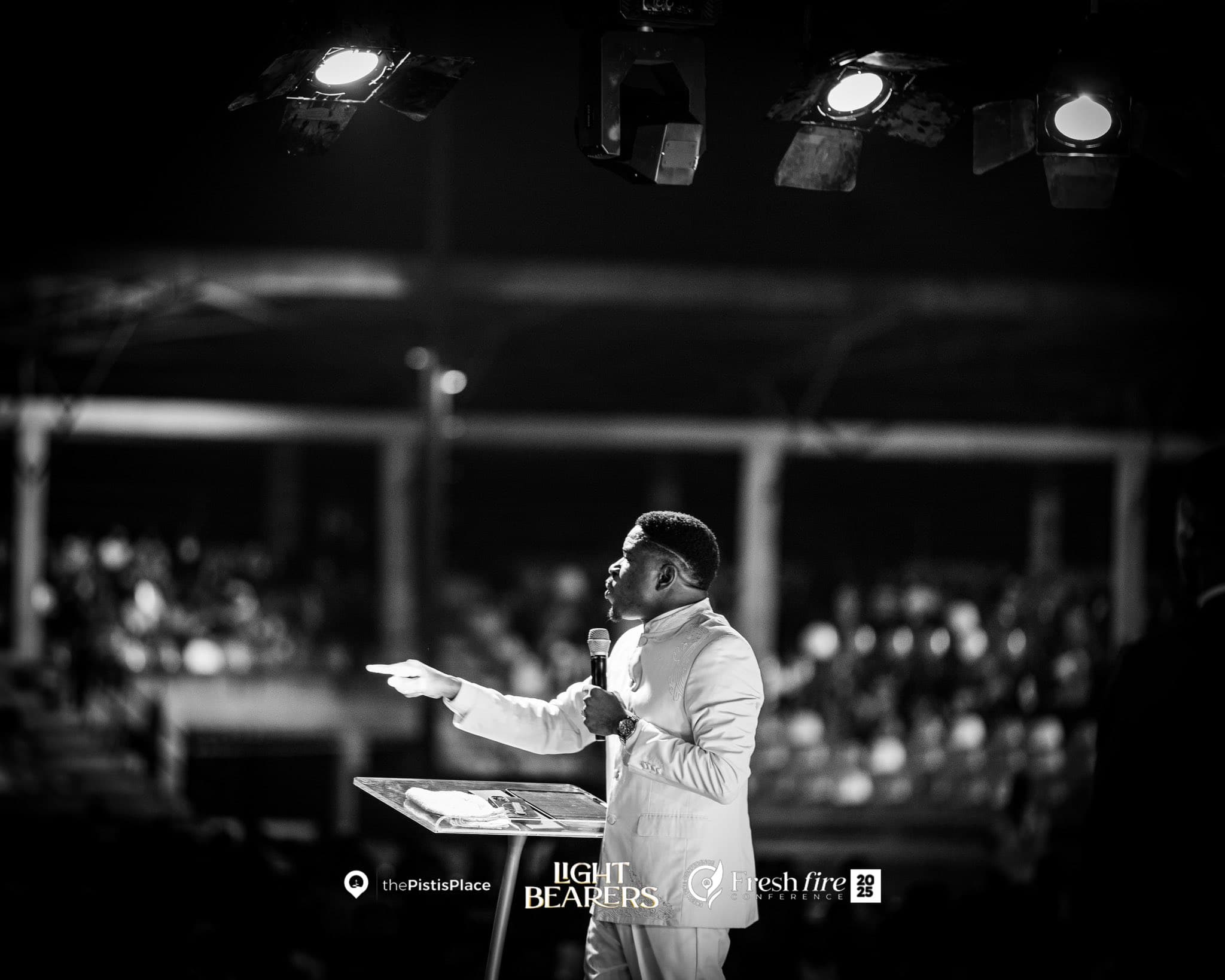 Public speaking coach addressing an audience